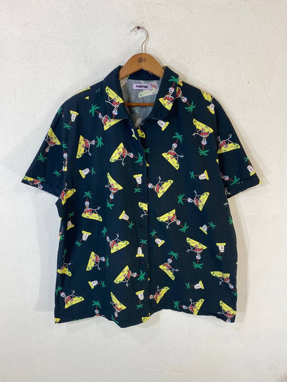 Japanese Brand punyus japanese brands skate shirt streetwear Size US XL / EU 56 / 4 - 1 Thumbnail
