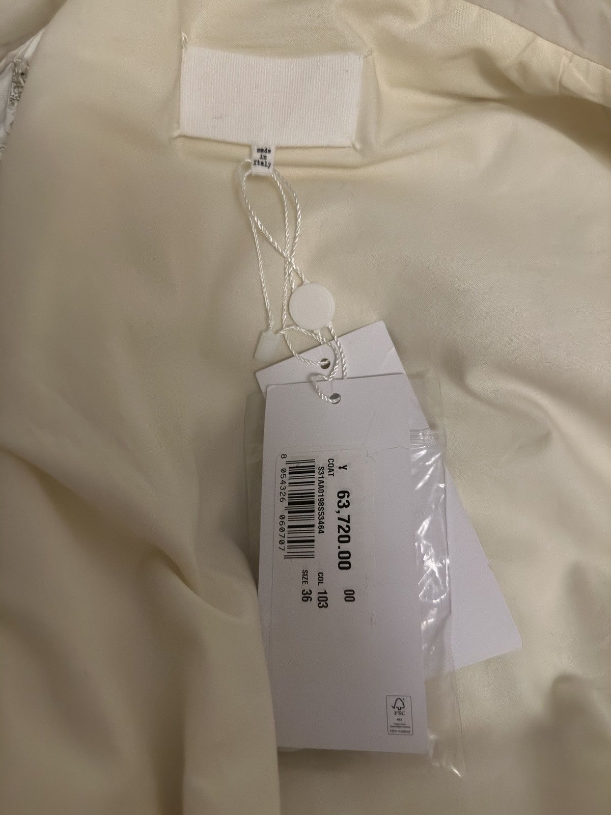 Maison Margiela Maison Margiela Artisanal SS22 Embroidered White Toile Coat Size US L / EU 52-54 / 3 - 14 Thumbnail
