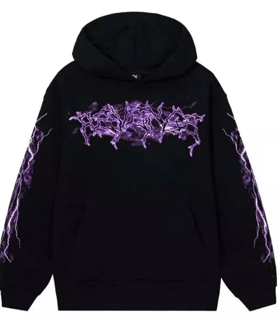 Revenge Revenge Purple Lightning Anarchy Hoodie Size US XL / EU 56 / 4 - 2 Thumbnail
