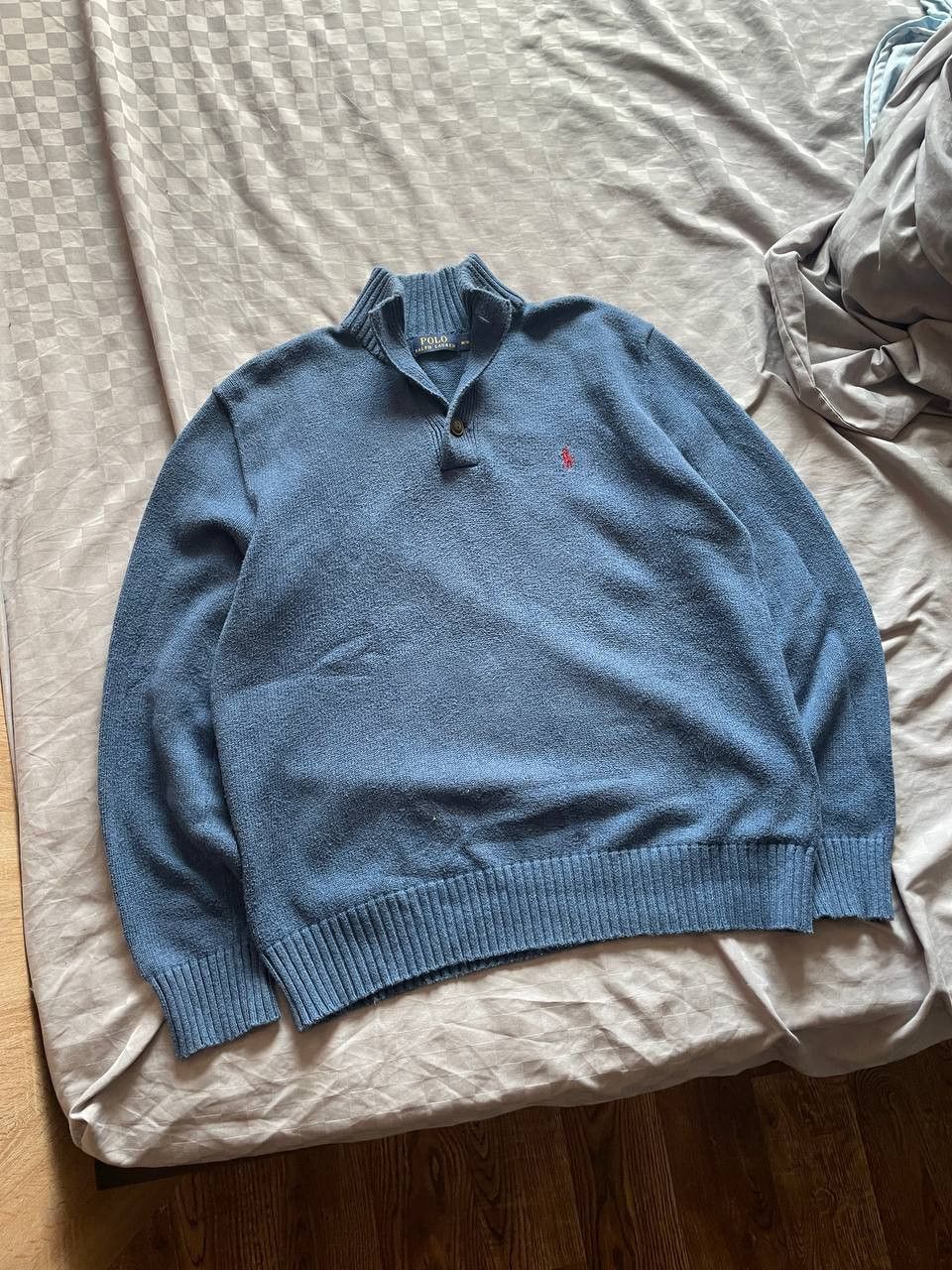 Polo Ralph Lauren Polo Ralph Lauren RL vintage button up zip sweater knit Size US M / EU 48-50 / 2 - 2 Thumbnail