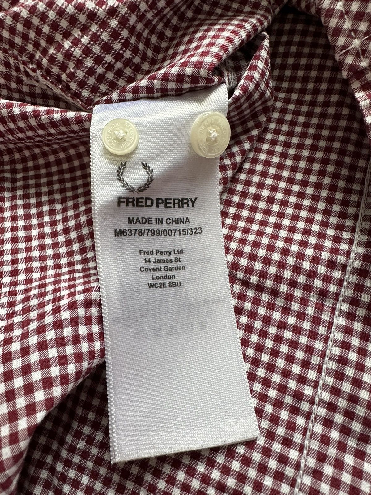 Fred Perry Men’s Vintage Fred Perry Short Sleeve Shirt size L Size US L / EU 52-54 / 3 - 6 Thumbnail