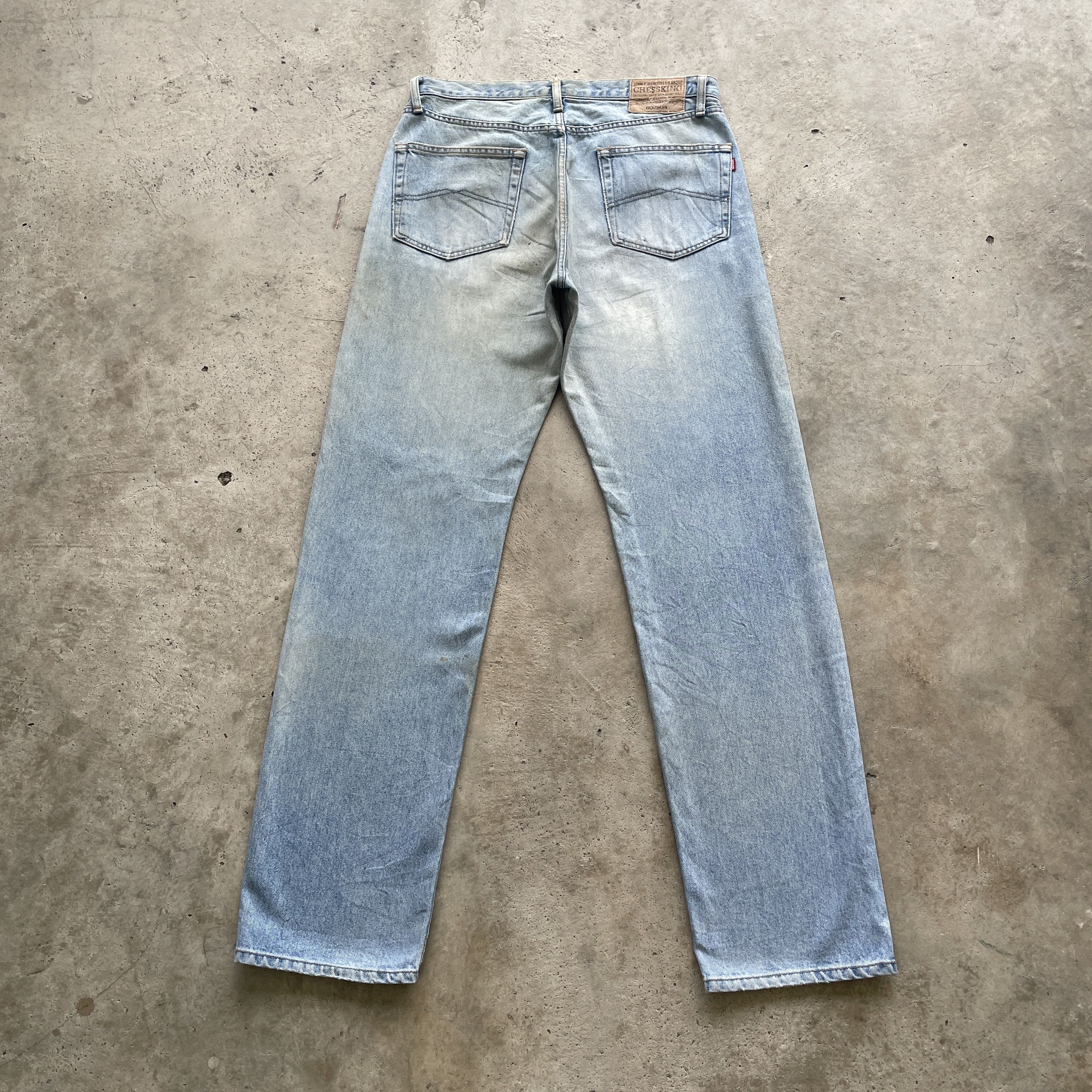 Japanese Brand W33 VINTAGE JAPAN BOBSON DENIM FADED DISTRESSED JEANS PANTS Size US 33 - 11 Thumbnail