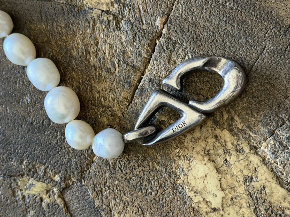 Dior Dior Pearl and Anchor Link Choker Necklace Size ONE SIZE - 5 Thumbnail