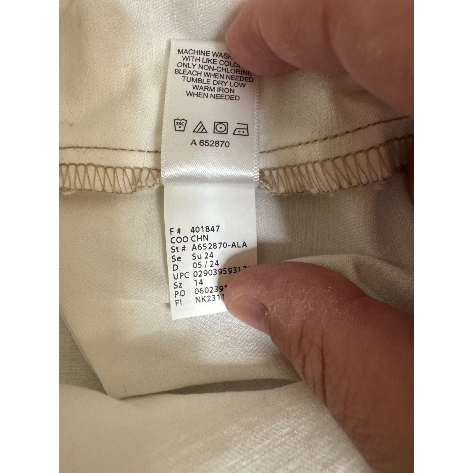 Other LOGO by Lori Goldstein 3/4 Sleeve Denim Jacket White 14 Size XL / US 12-14 / IT 48-50 - 11 Thumbnail