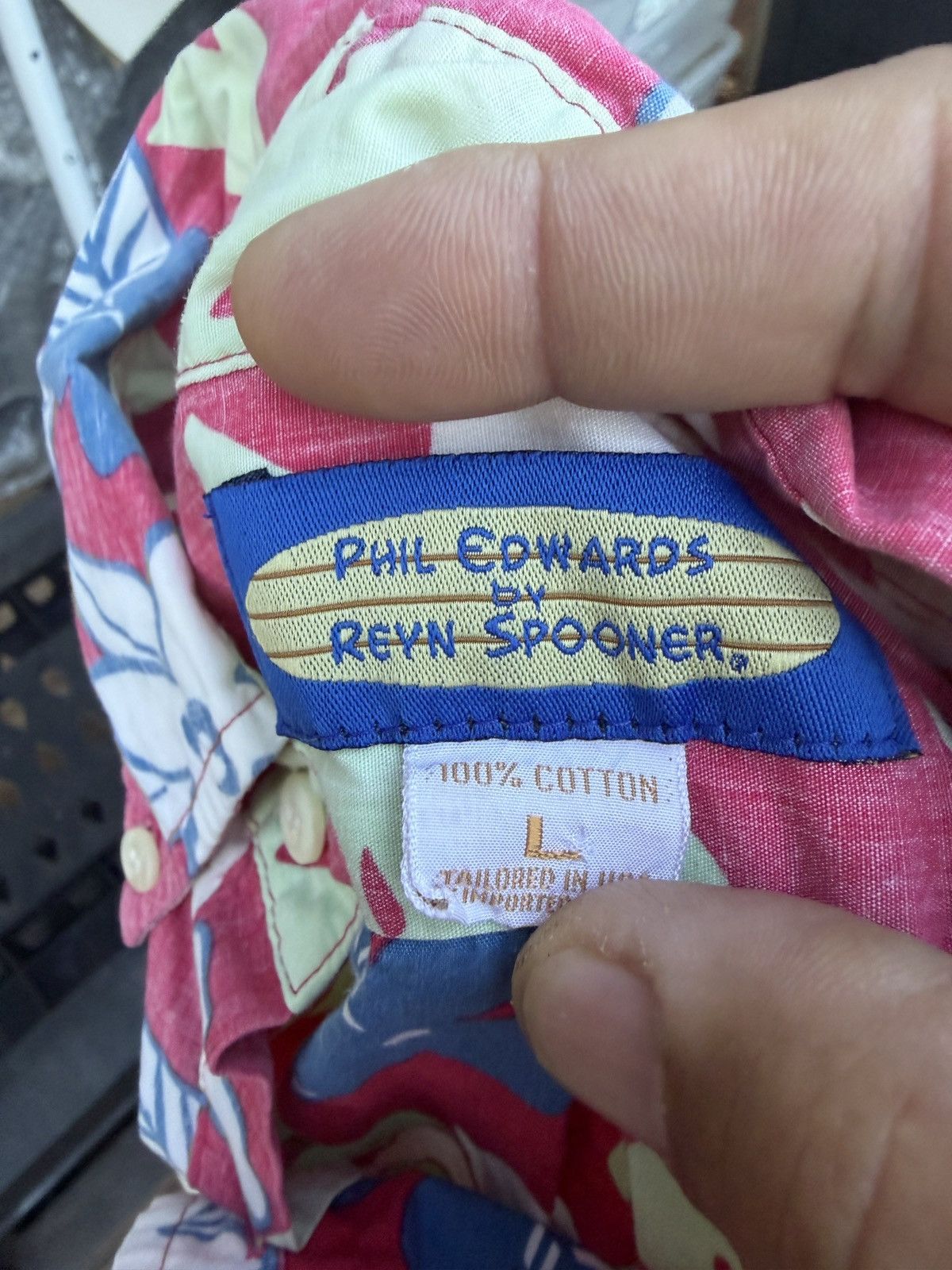Reyn Spooner Reyn Spooner Phil Edwards Multicolored Hawaiian Print Mens L Size US L / EU 52-54 / 3 - 4 Thumbnail