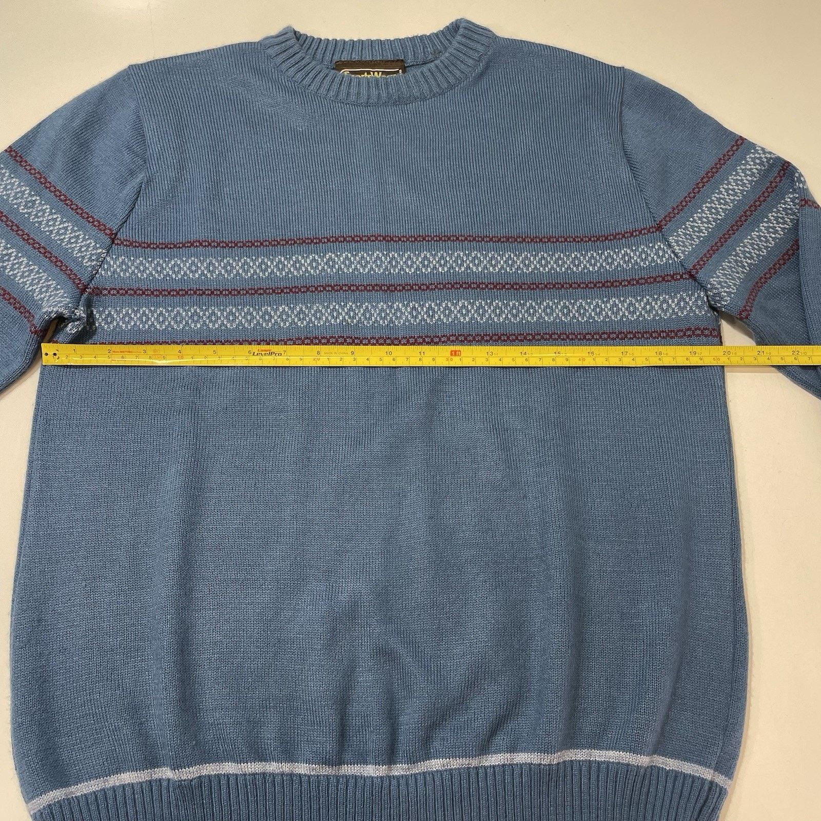 Sears VTG 70s Sears Sportswear Sweater Men’s L Blue Pullover Size US L / EU 52-54 / 3 - 4 Thumbnail