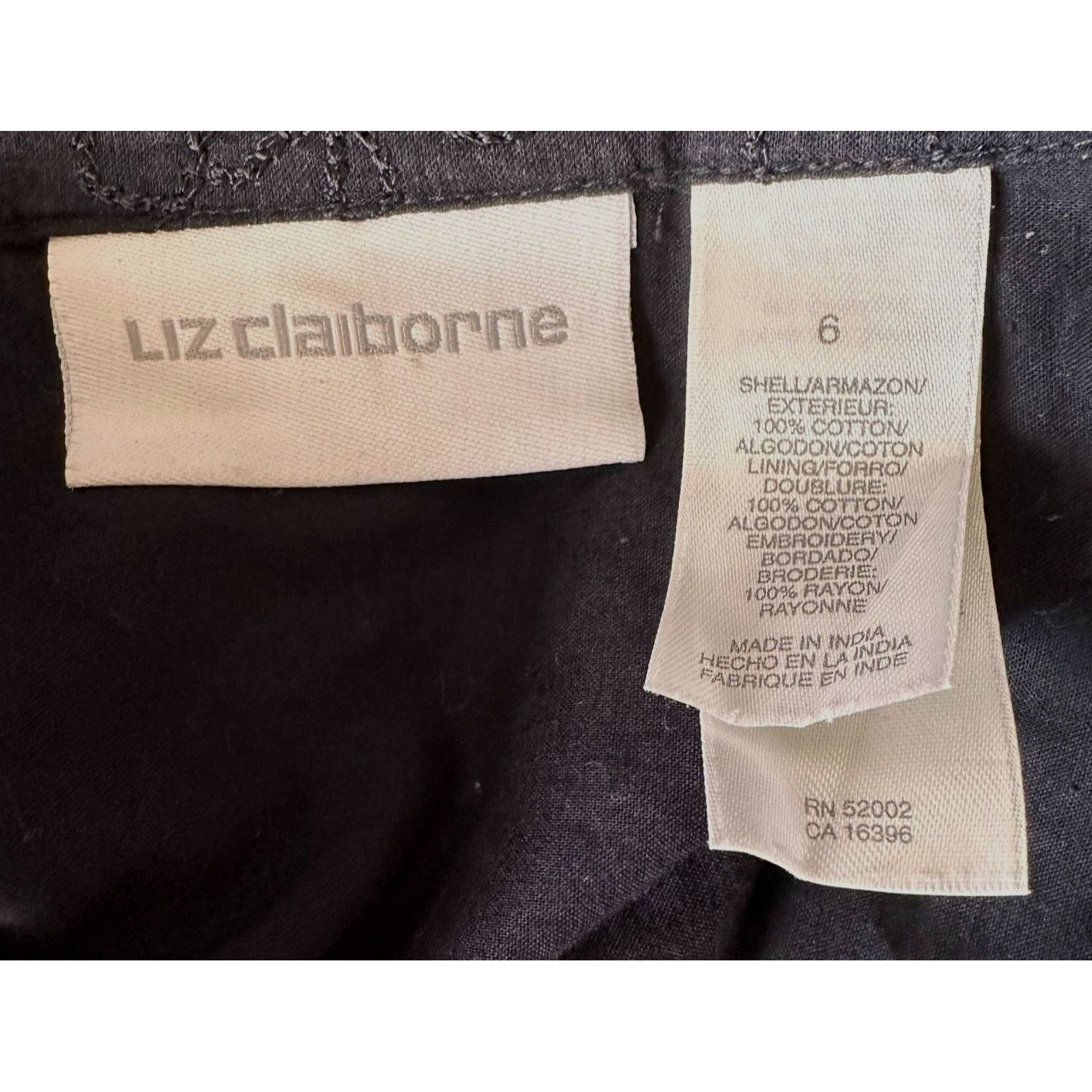 Liz Claiborne Vintage Liz Claiborne Black Sequined Maxi Skirt Size 6 Embro Size 28" / US 6 / IT 42 - 11 Thumbnail