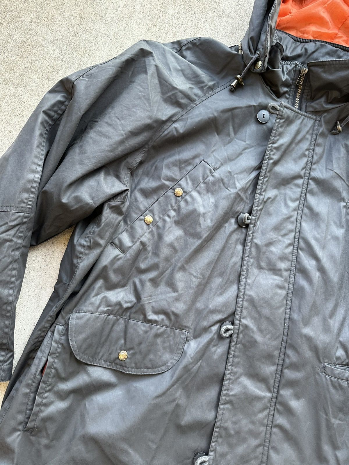 Nike × Vintage Vintage Nike Jacket Bomber Semi Trench Big Swoosh 90s Size US XXL / EU 58 / 5 - 3 Thumbnail
