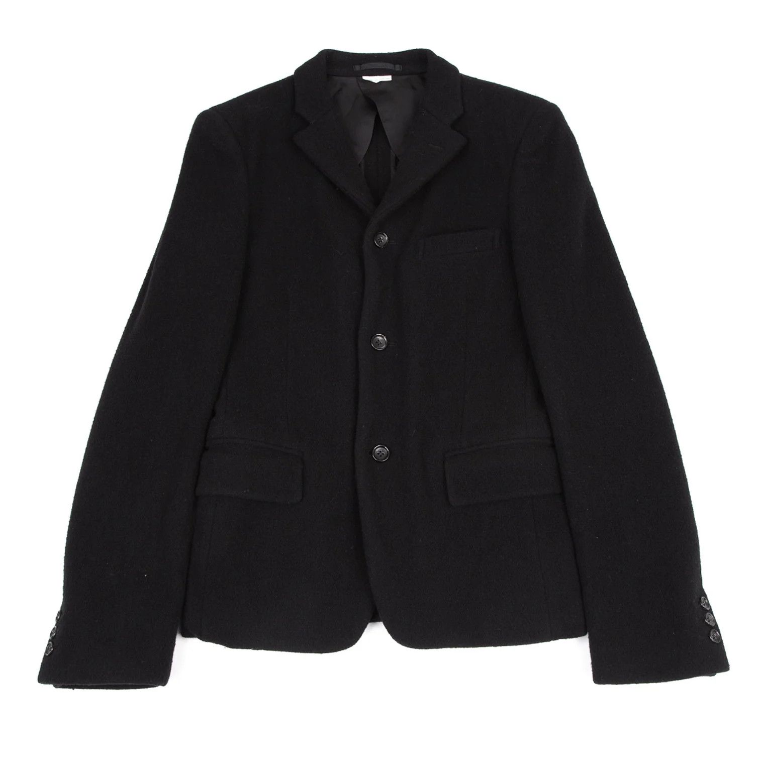 Comme des Garcons Homme Plus Wool Blend Felt Jacket in Black Size S Size US S / EU 44-46 / 1 - 1 Preview