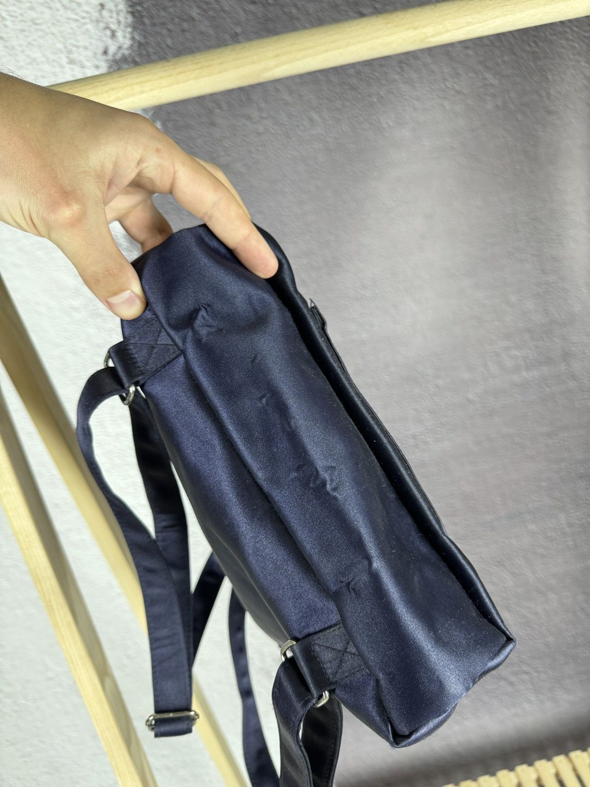 Polo Ralph Lauren Ralph Lauren Polo Sport Mini Backpack Navy Blue Flap Bag Vtg Size ONE SIZE - 7 Thumbnail
