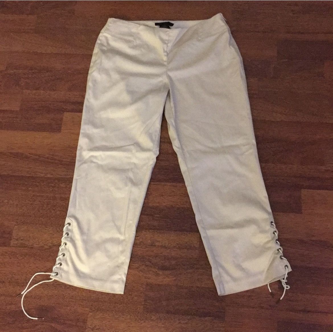 Other The Limited Stretch White Khakis Size 26" / US 2 / IT 38 - 1 Thumbnail