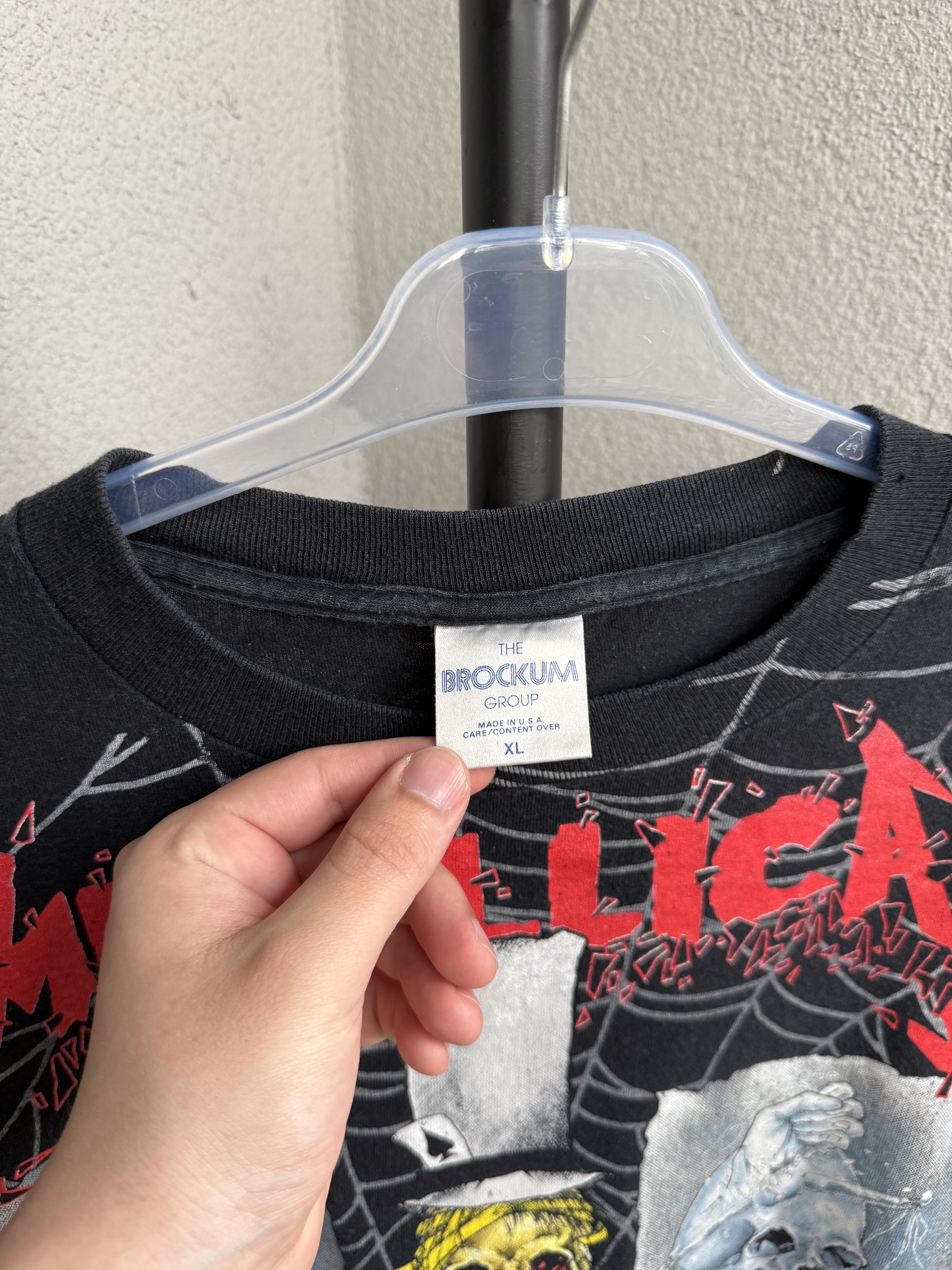 Band Tees Vintage 1992 Metallica Ringmaster Damage Inc Band AOP Tshirt Size US XL / EU 56 / 4 - 3 Thumbnail