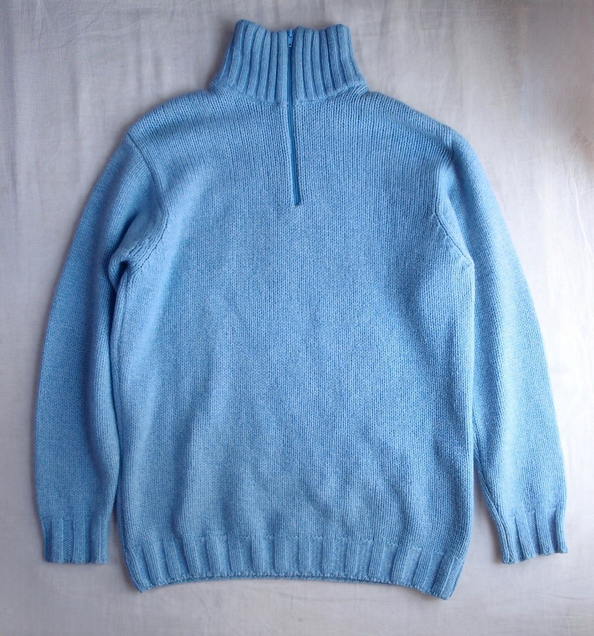 Katharine Hamnett London KATHARINE HAMNETT LONDON Half Zip Wool Knit Made in Italy Size US L / EU 52-54 / 3 - 2 Thumbnail