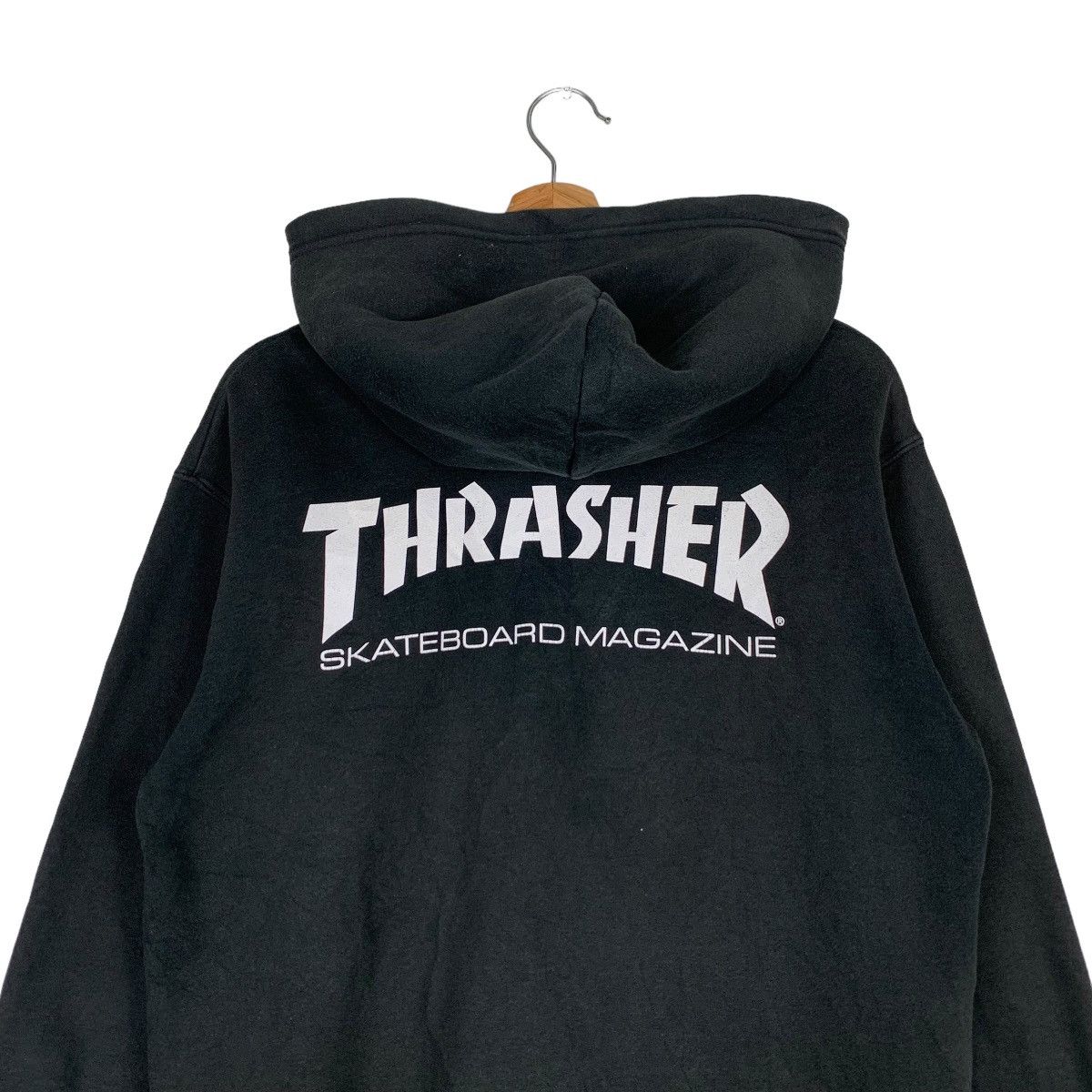 Thrasher Trashed THRASHER Big Logo Zipper Hoodies #0707-C32 Size US M / EU 48-50 / 2 - 2 Thumbnail
