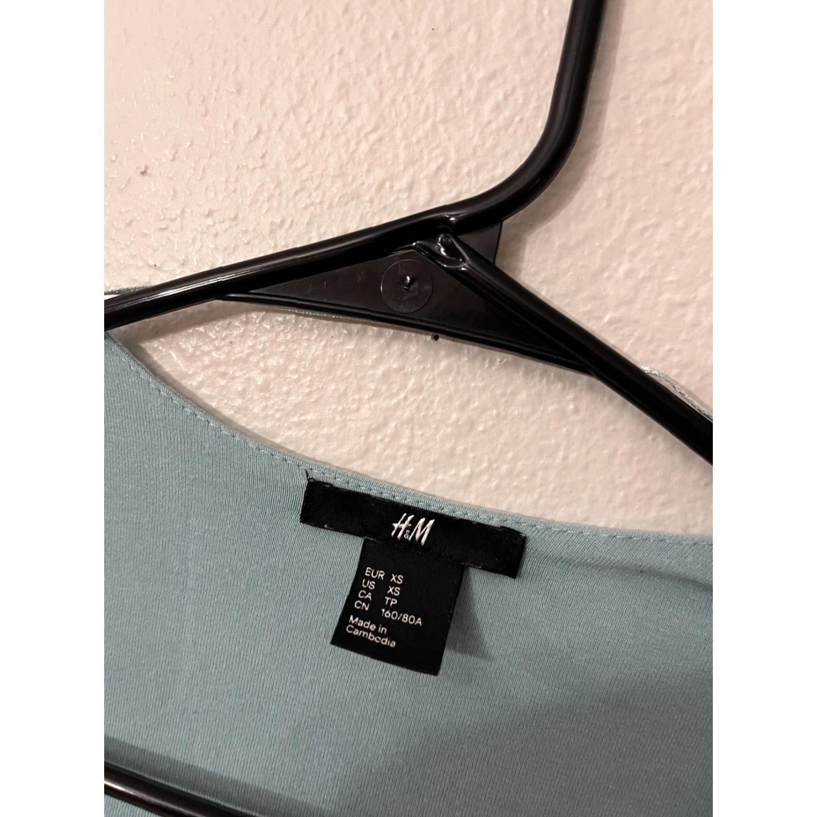 H&M H&M Cardigan Women XS Light Blue Open Front Long Sleeve Sweater Size XS / US 0-2 / IT 36-38 - 3 Thumbnail