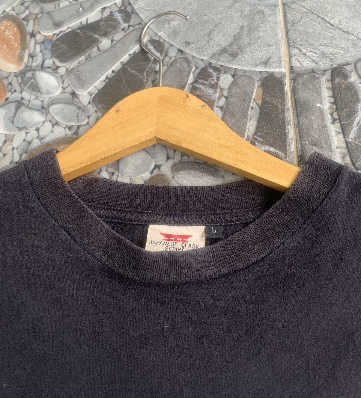Vintage Vintage Japanese Classic Script Long Sleeve T-Shirt Size US L / EU 52-54 / 3 - 7 Thumbnail
