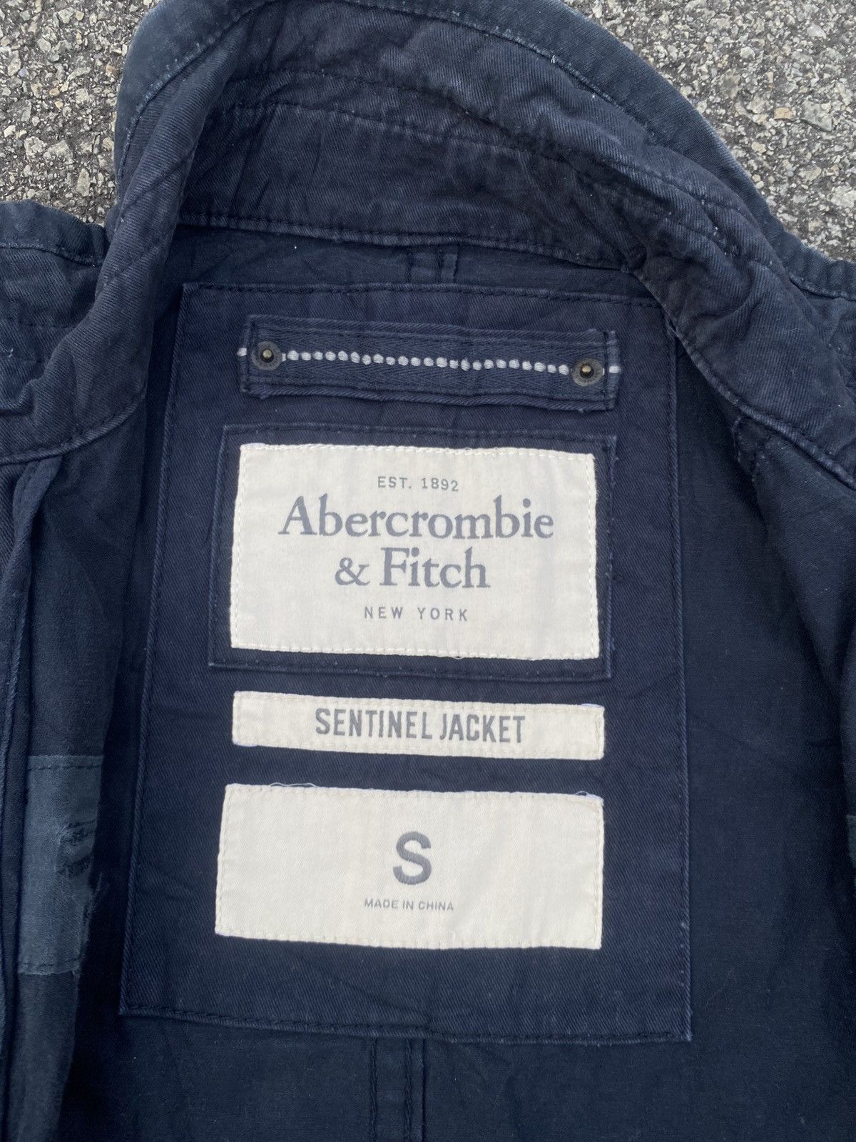 Vintage Abercrombie & fitch vintage acid wash denim Sentinel Jacket Size US S / EU 44-46 / 1 - 7 Thumbnail