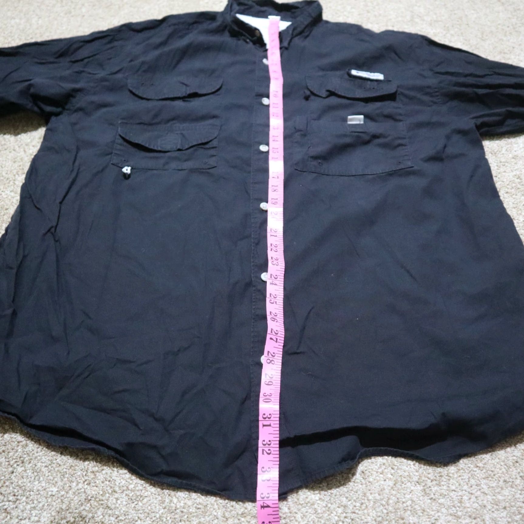 Vintage Columbia PHG Hunting Shirt Black Four Pocket Button Up Men’s XL Outerwear Shirt (Columbia PHG) Hunting Mens XL Black Four Pocket Button-Up Shirt Size US XL / EU 56 / 4 - 7 Thumbnail