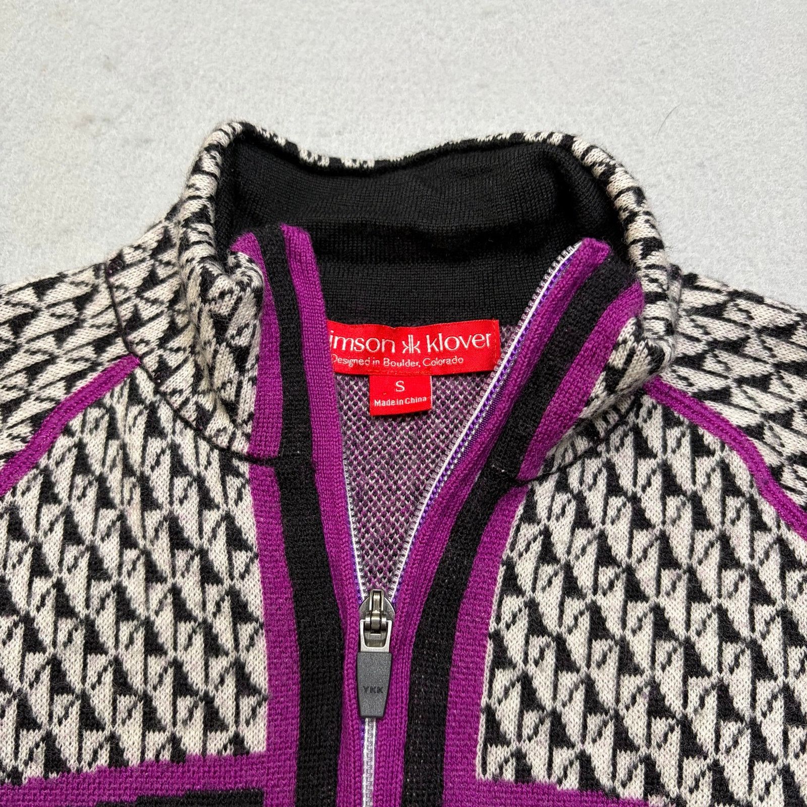 Other Krimson Klover 100% Merino Wool Quarter Zip Sweater Small Size S / US 4 / IT 40 - 2 Thumbnail