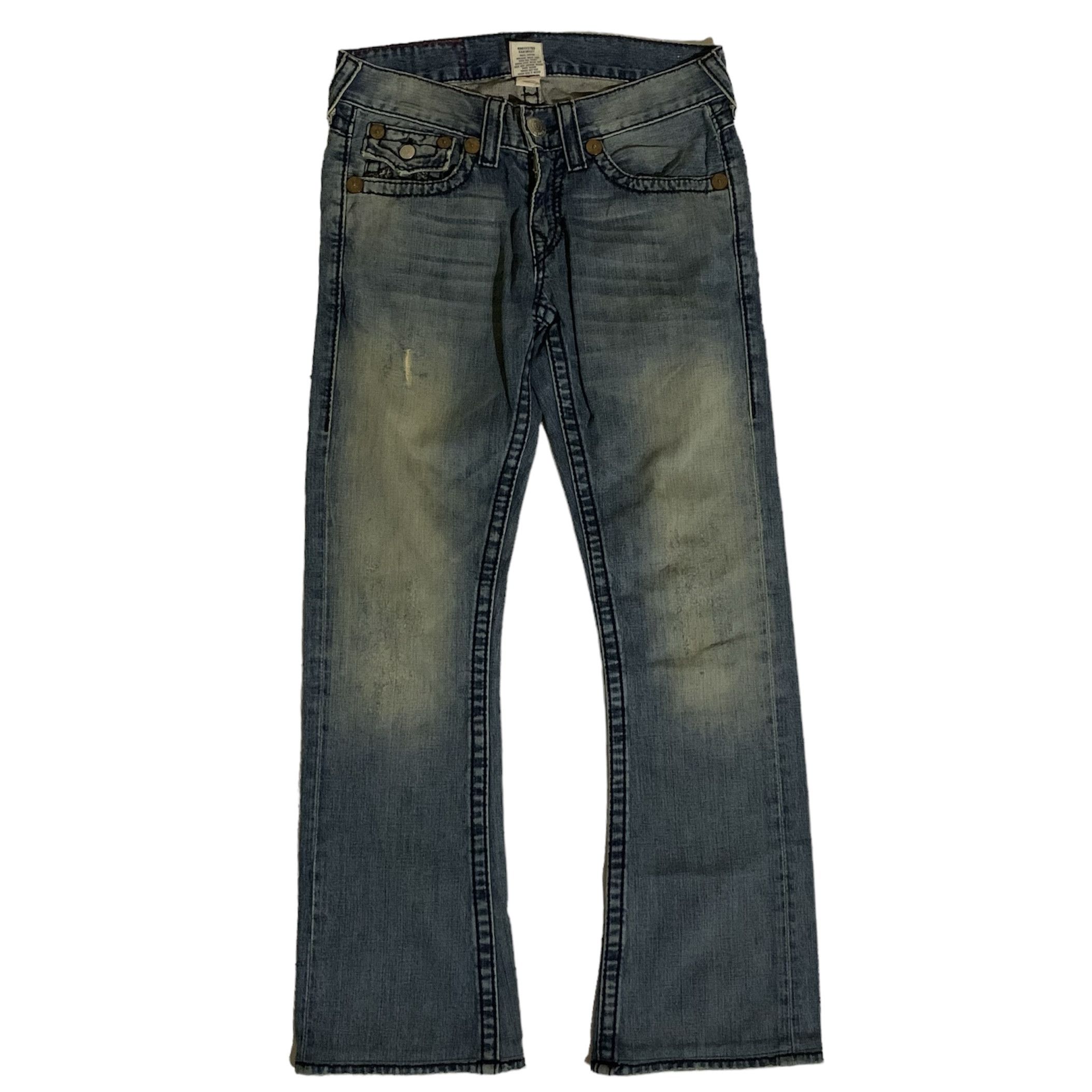 パンツ TRUE RELIGION RAINBOW BILLY 29 Y2K JEANS True Religion Rainbow Billy Jeans (29/30) – Wear Garson