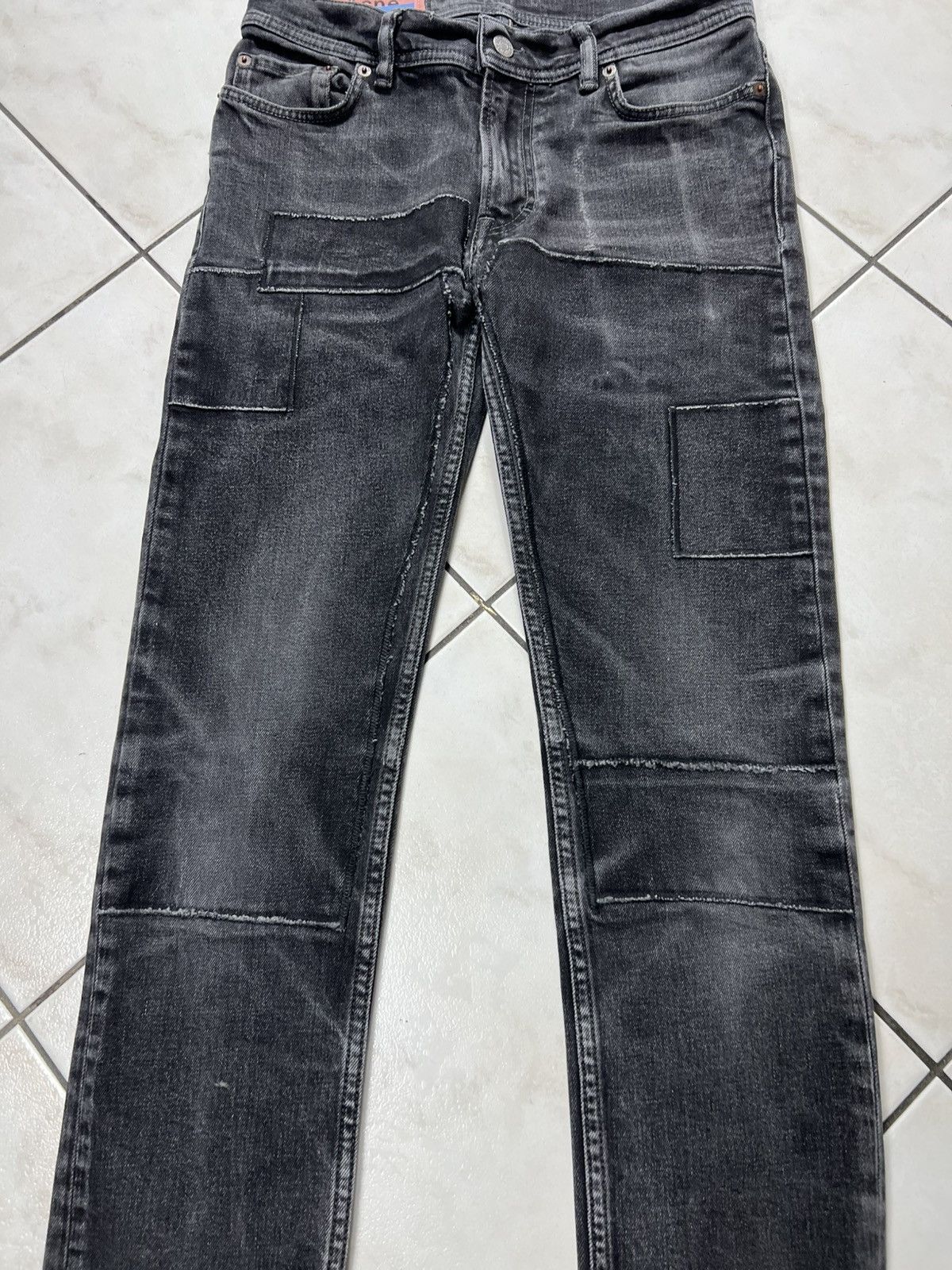 Acne Studios Acne Studios bla konst north black patch jeans patchwork Size US 29 - 4 Thumbnail
