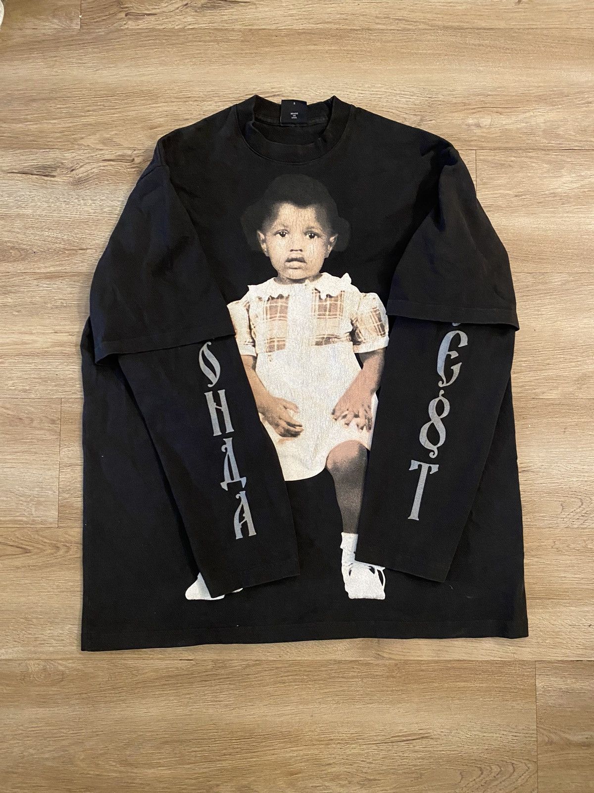 Balenciaga × Kanye West × Yeezy Kanye West Donda 2 Layer L/S Tshirt Size US S / EU 44-46 / 1 - 4 Thumbnail