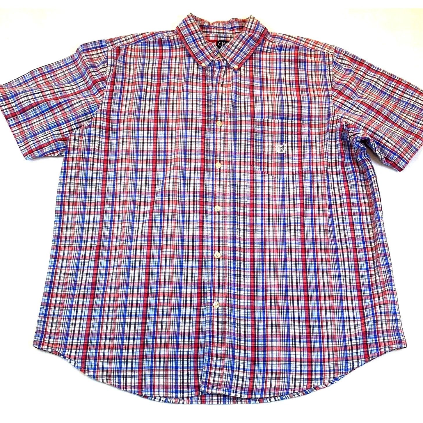 Chaps CHAPS Classic Nantucket Plaid Seersucker Shirt XL Size US XL / EU 56 / 4 - 1 Thumbnail