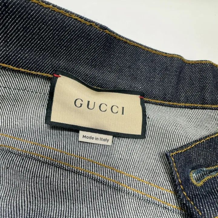 Gucci Gucci Gucci FW22 Color Block Relaxed Denim Pants -2506 Size US 34 / EU 50 - 5 Thumbnail