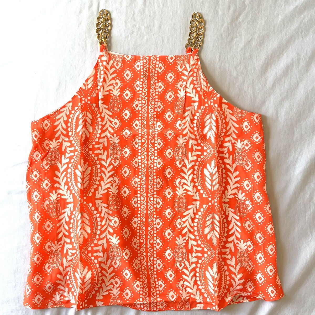 Lilly Pulitzer Johannah Silk Top Size S / US 4 / IT 40 - 4 Thumbnail
