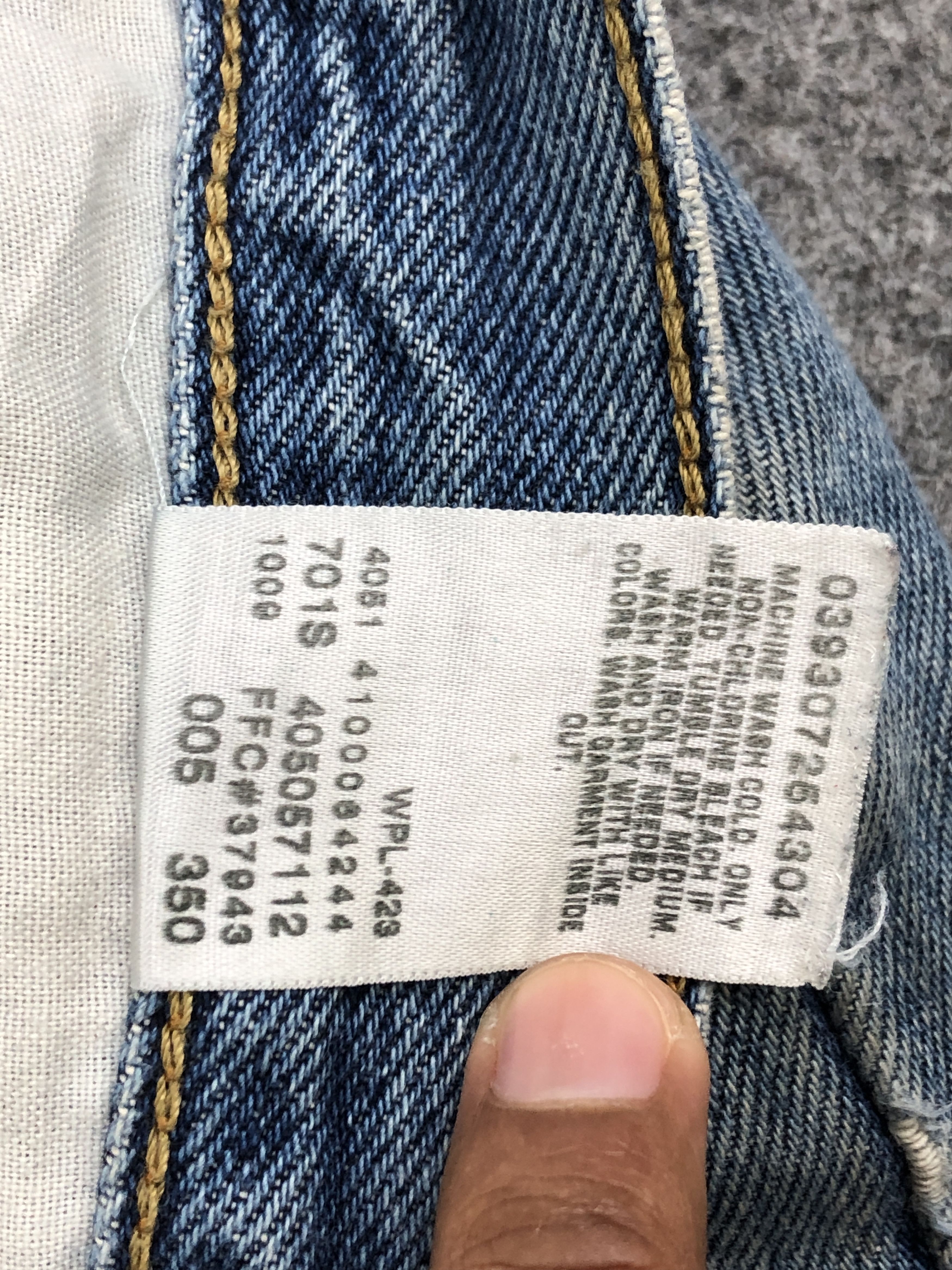 Vintage Levis 501 Faded Blue Jeans