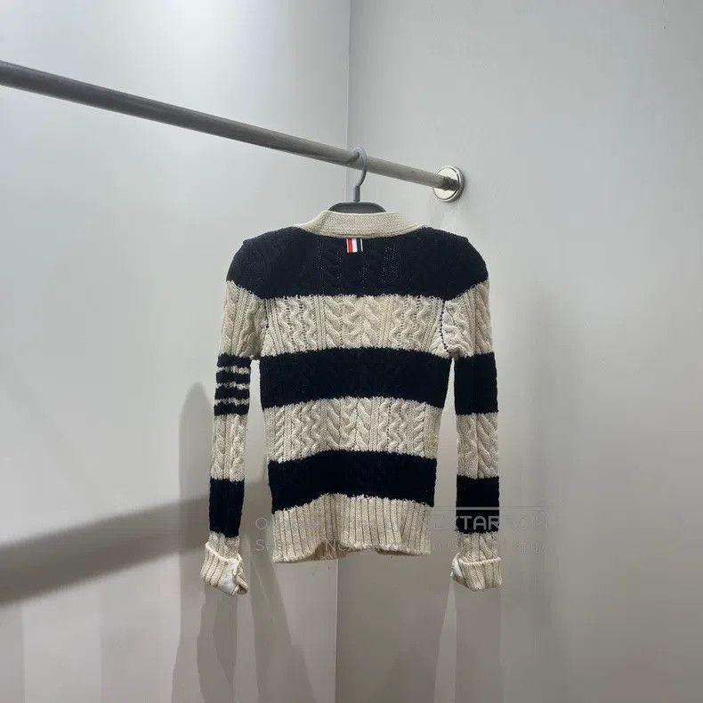 Thom Browne Thom Browne Striped Color Block Knit Top Size XS / US 0-2 / IT 36-38 - 2 Thumbnail