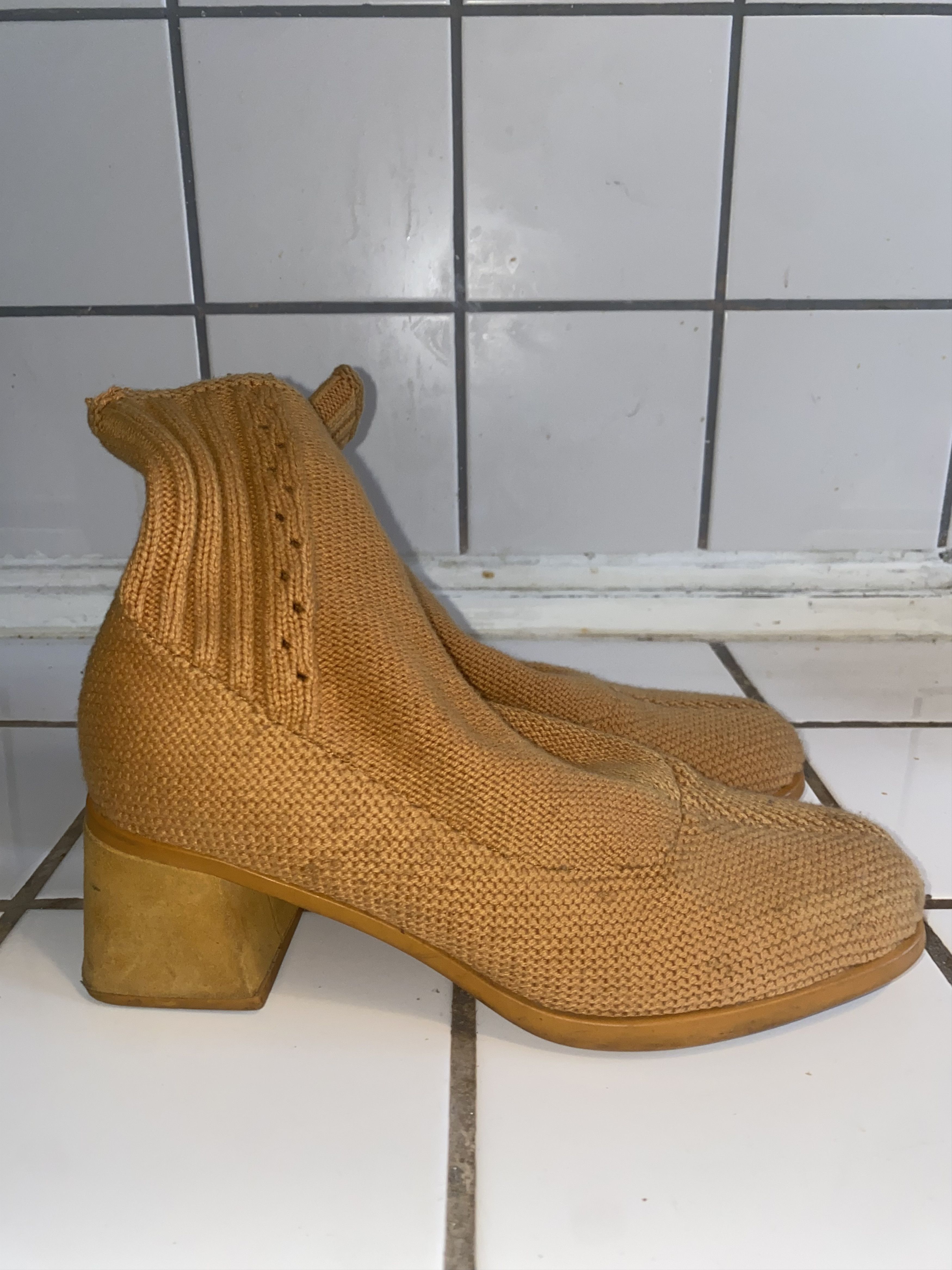 Eckhaus Latta Eckhaus Latta x Camper Ankle Booties Karolina Knit Heel Size US 8 / IT 38 - 3 Thumbnail