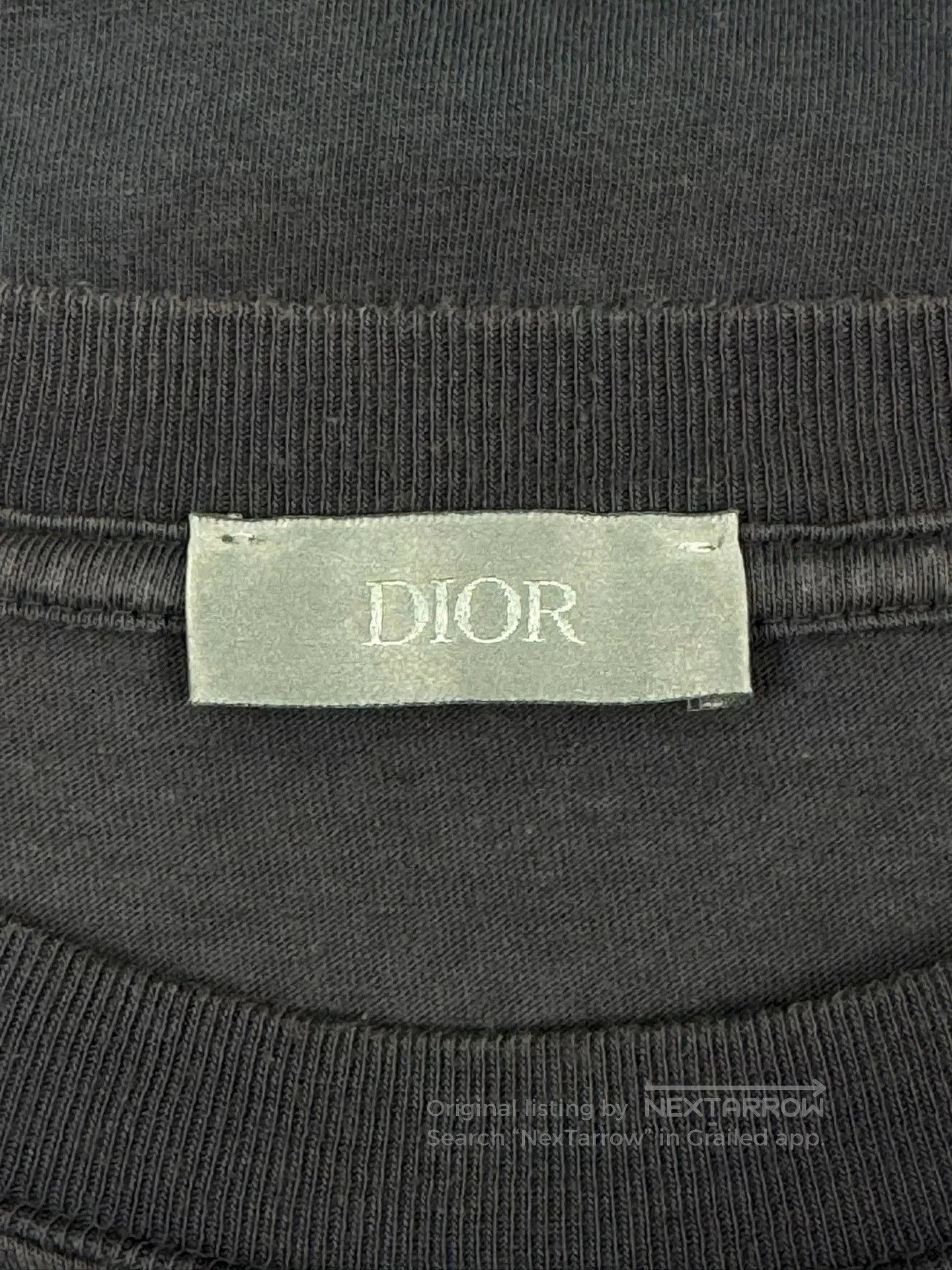 Dior Dior Embroidered Short Sleeve T-Shirt Size L. Size US L / EU 52-54 / 3 - 7 Thumbnail