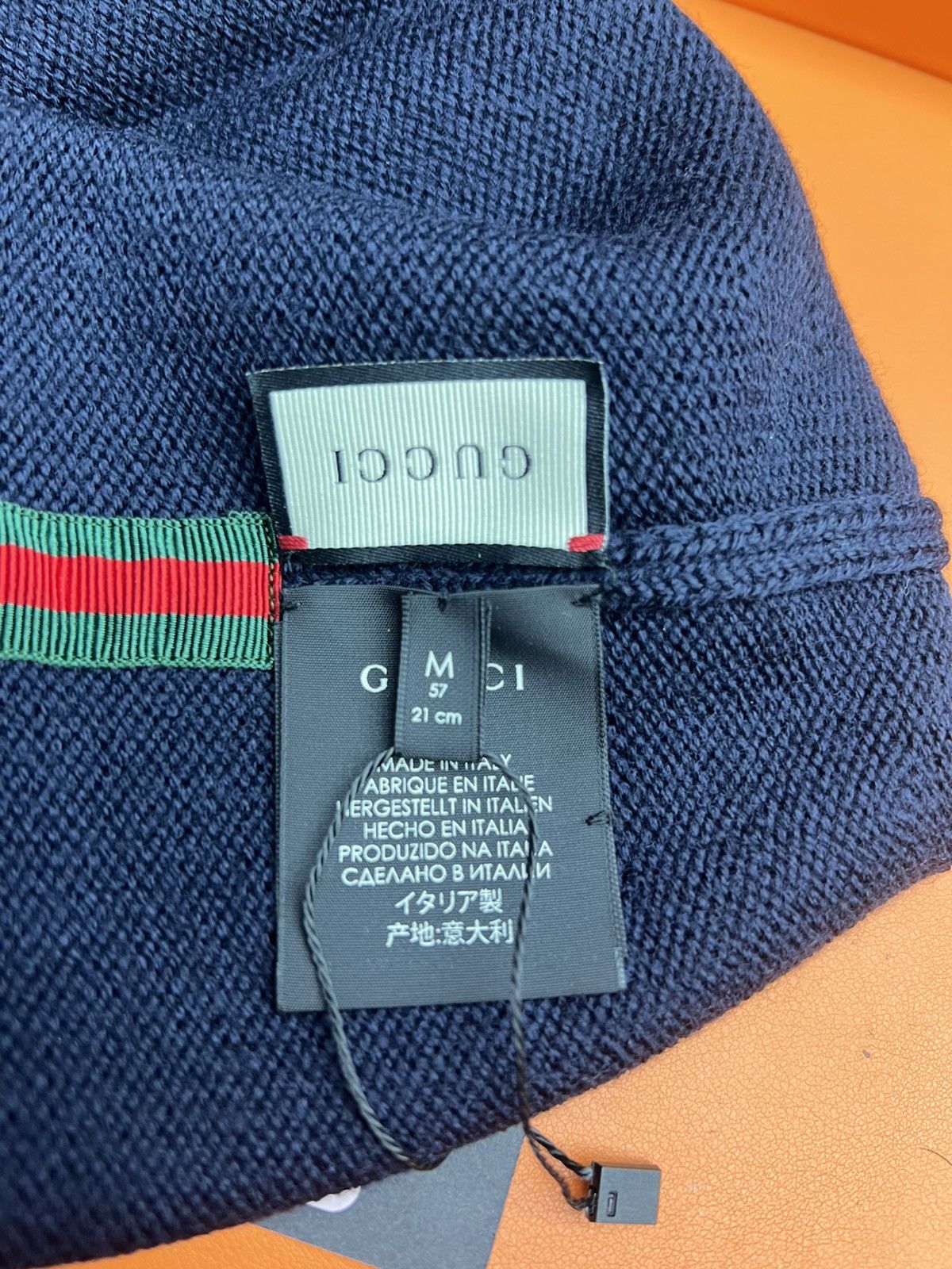 Gucci Gucci Loved Navy Beanie Size ONE SIZE - 4 Thumbnail