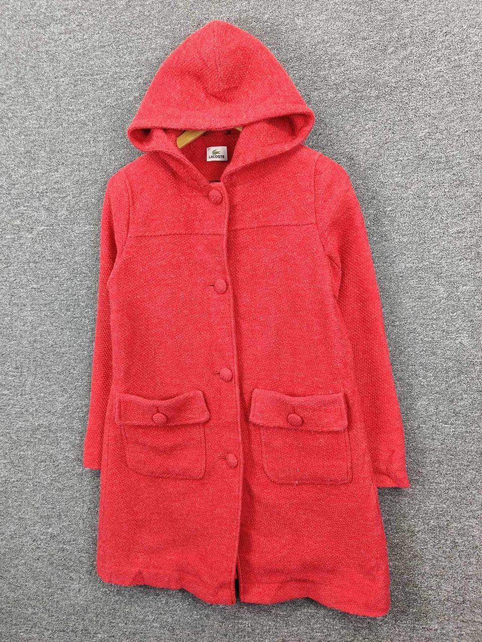 Lacoste Vintage Lacoste Mohair Single Breasted Long Coat Size US M / EU 48-50 / 2 - 2 Thumbnail