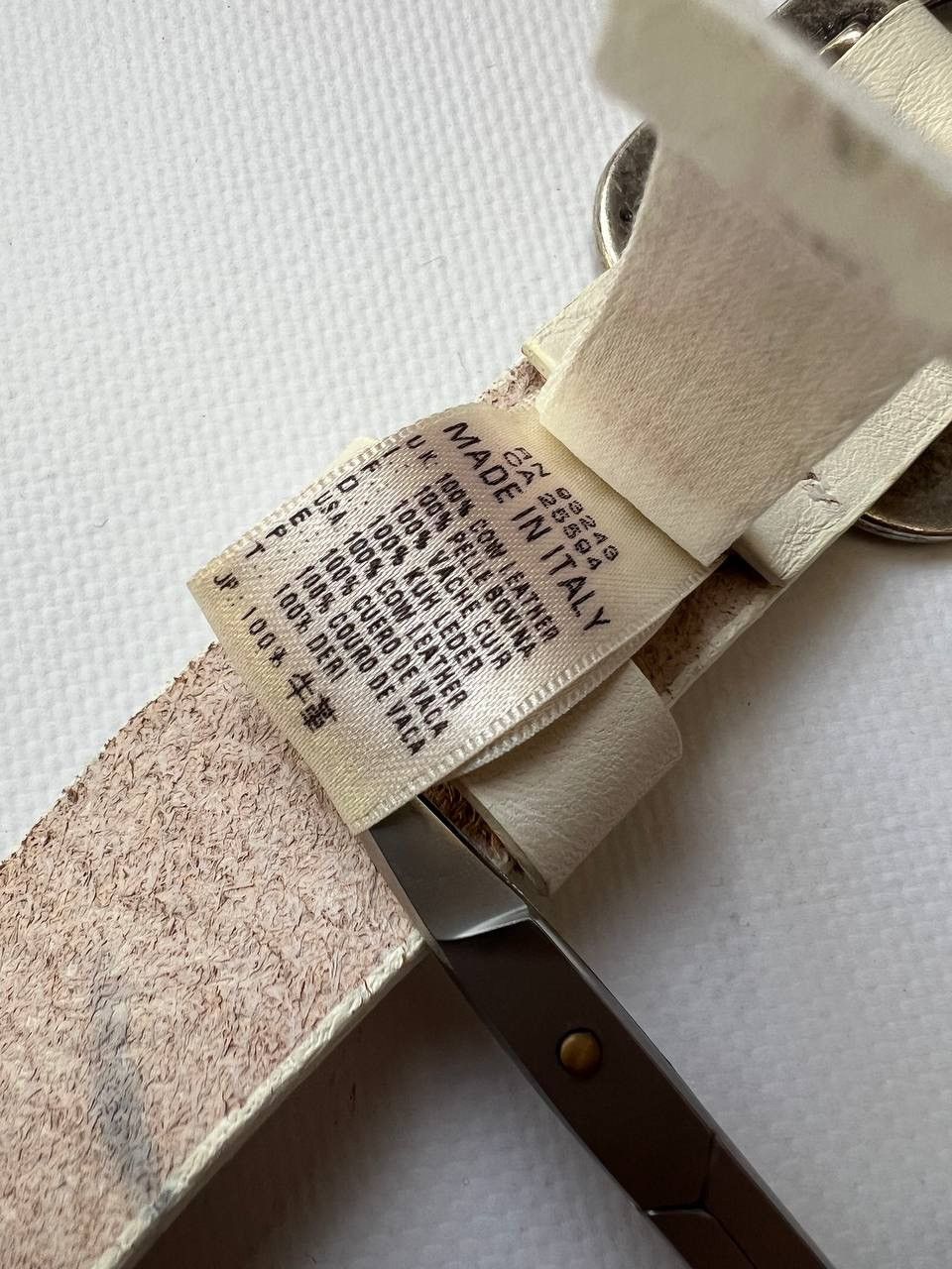 Diesel Diesel big logo letters leather belt two tone distressed y2k Size ONE SIZE - 9 Thumbnail