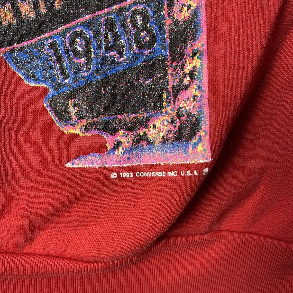 Converse Vintage 1993 Converse “1948” Graphic Crewneck Sweatshirt Size US M / EU 48-50 / 2 - 4 Thumbnail