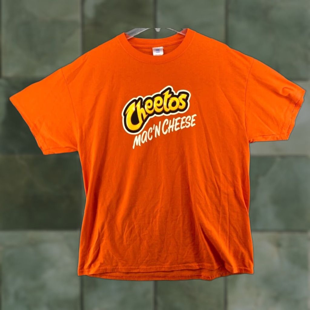 Port & Company Cheetos Mac N Cheese Mens Promo TShirt XL Orange Logo Size US XL / EU 56 / 4 - 1 Thumbnail