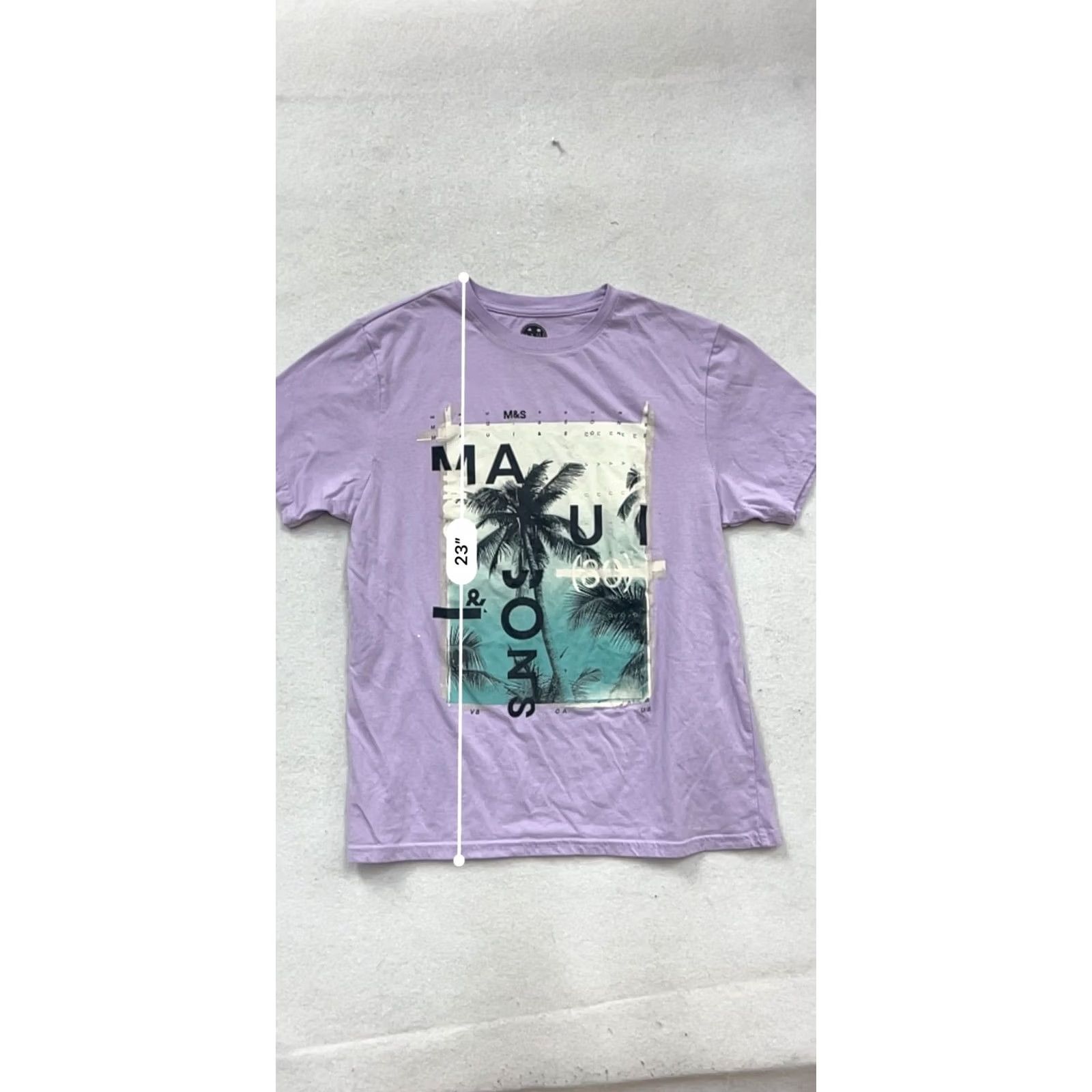 Vintage Maui & Sons Lavender Graphic T-Shirt L Unisex Adults Short Sleeve Large #217A Size US L / EU 52-54 / 3 - 7 Thumbnail