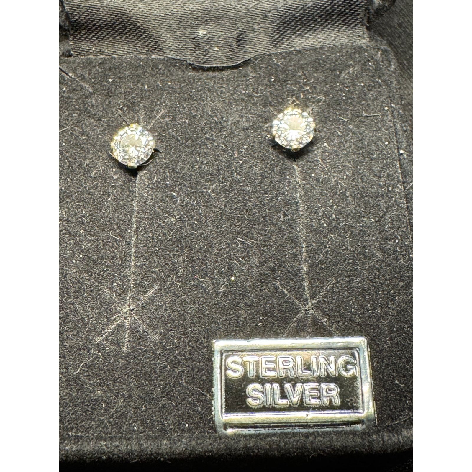 Other Sterling Dominique Round Silver Stud Earrings Size ONE SIZE - 1 Thumbnail