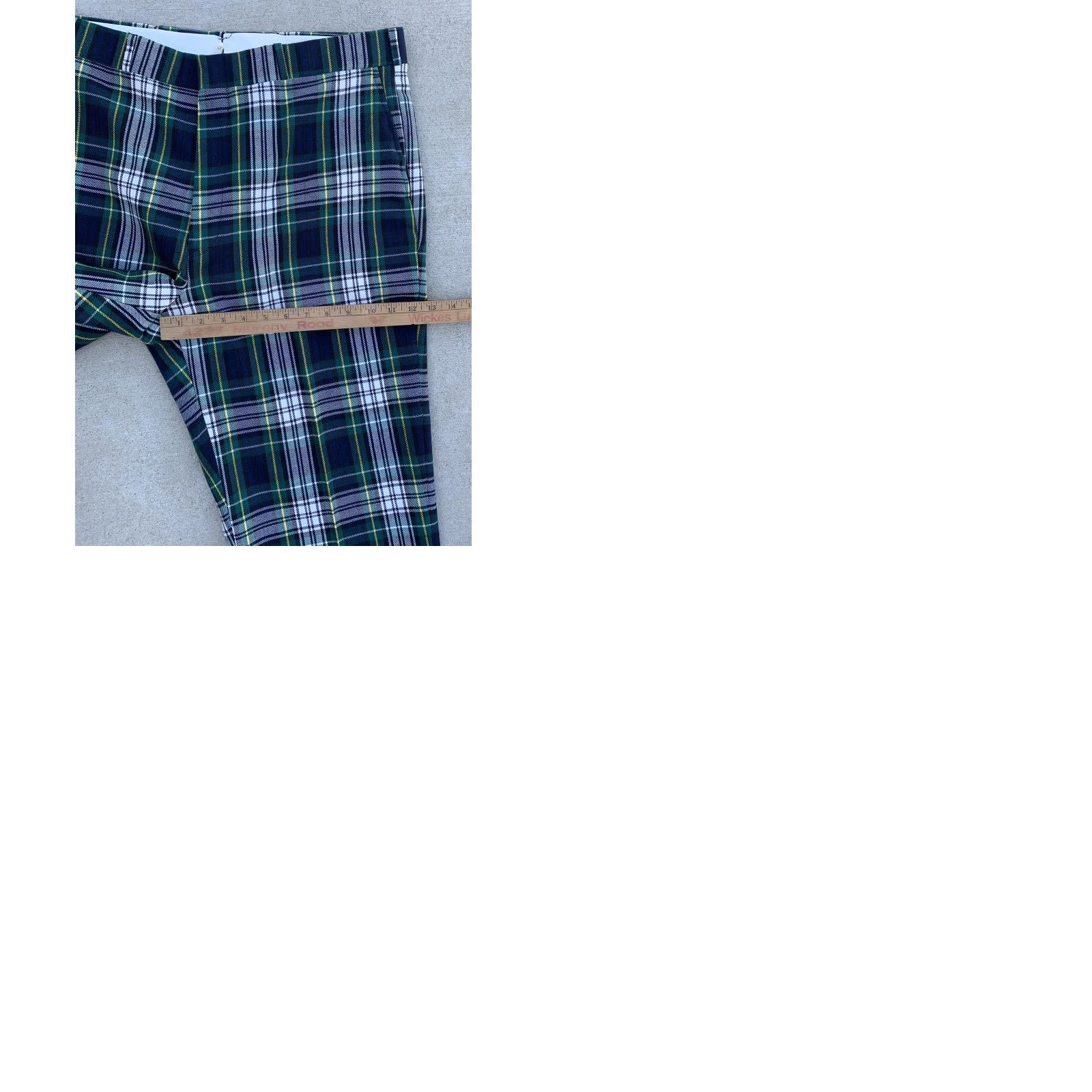 Vintage vintage plaid pants polyester worsted wool size 38 made in USA RN 31299 Size US 37 - 12 Thumbnail