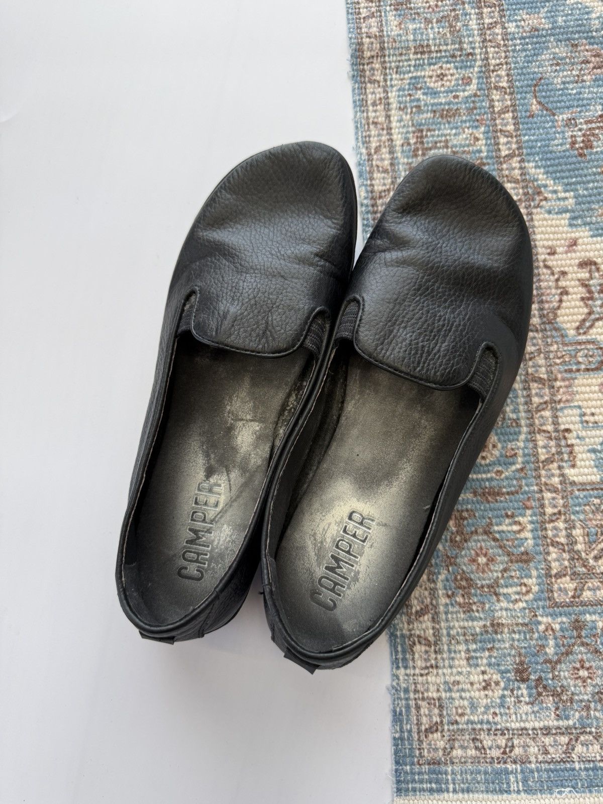Camper Camper Avant Garde Black Leather Flag Ballet Size 40 Size US 10 / IT 40 - 11 Thumbnail