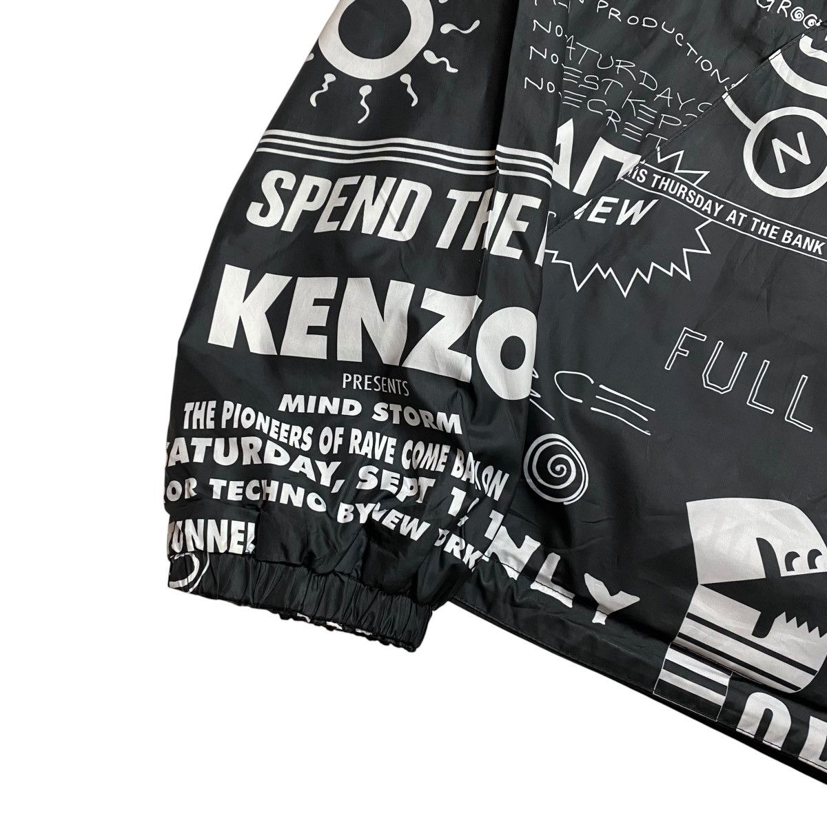 Kenzo Kenzo Noir Taille Reversible Jacket Size US M / EU 48-50 / 2 - 4 Thumbnail