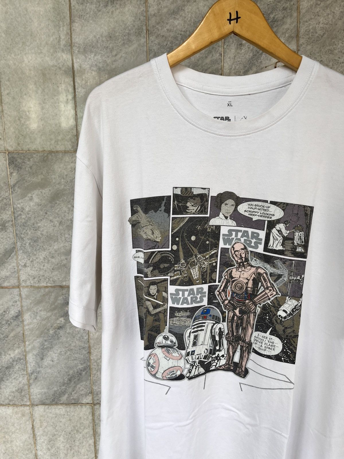 Rare! Starwars R2D2 and C3PO Tshirt