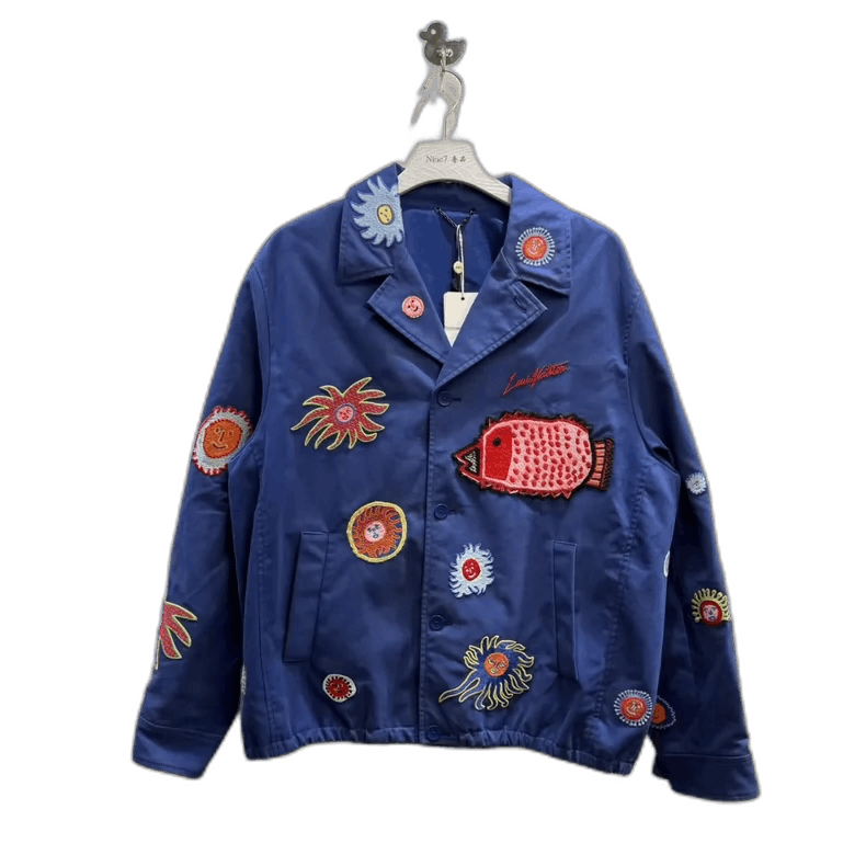 Louis Vuitton Louis Vuitton Yayoi Kusama Denim Jacket-yf Size US L / EU 52-54 / 3 - 1 Thumbnail