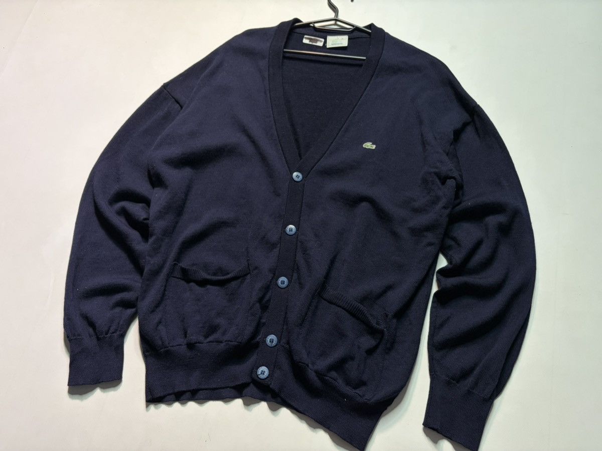 Lacoste Vintage Lacoste Wool cardigan Size US M / EU 48-50 / 2 - 3 Thumbnail