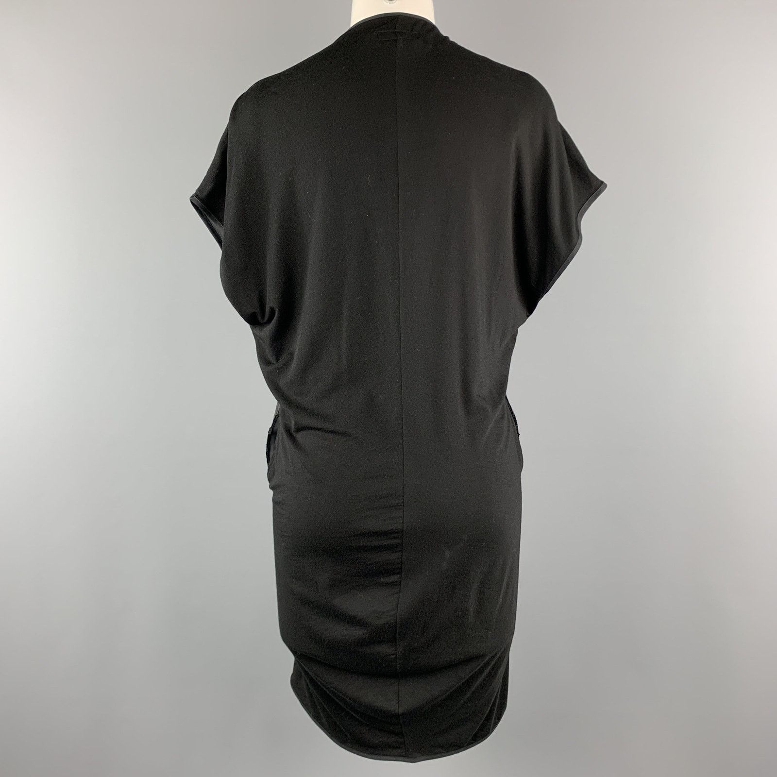 Rag & Bone Size 0 Black Lyocell Blend Sequined Draped Tunic Textured Size XS / US 0-2 / IT 36-38 - 5 Thumbnail