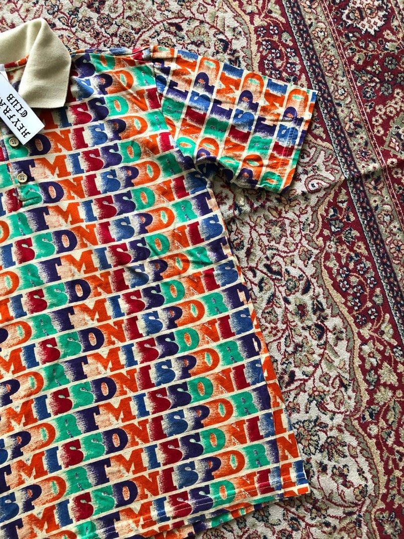 Missoni Vintage Missoni Full Print Polo Shirt Size US S / EU 44-46 / 1 - 4 Thumbnail
