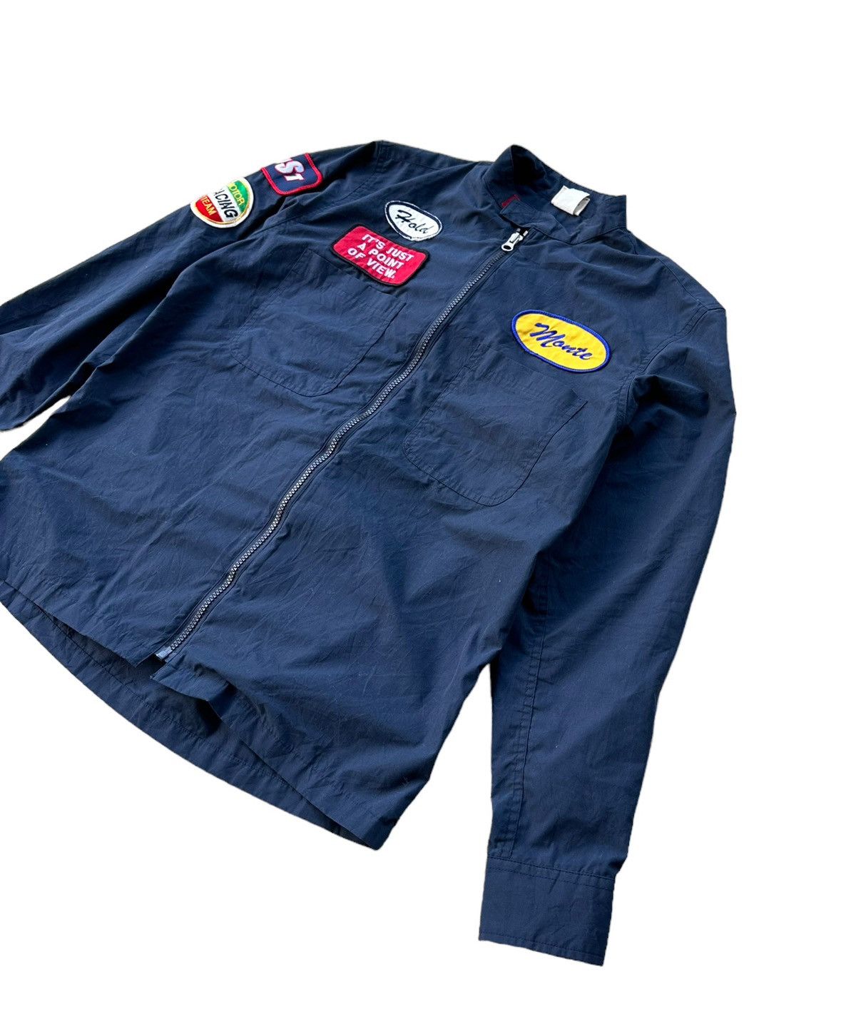 Japanese Brand Never seen thing zipper jacket with patches Size US M / EU 48-50 / 2 - 4 Thumbnail