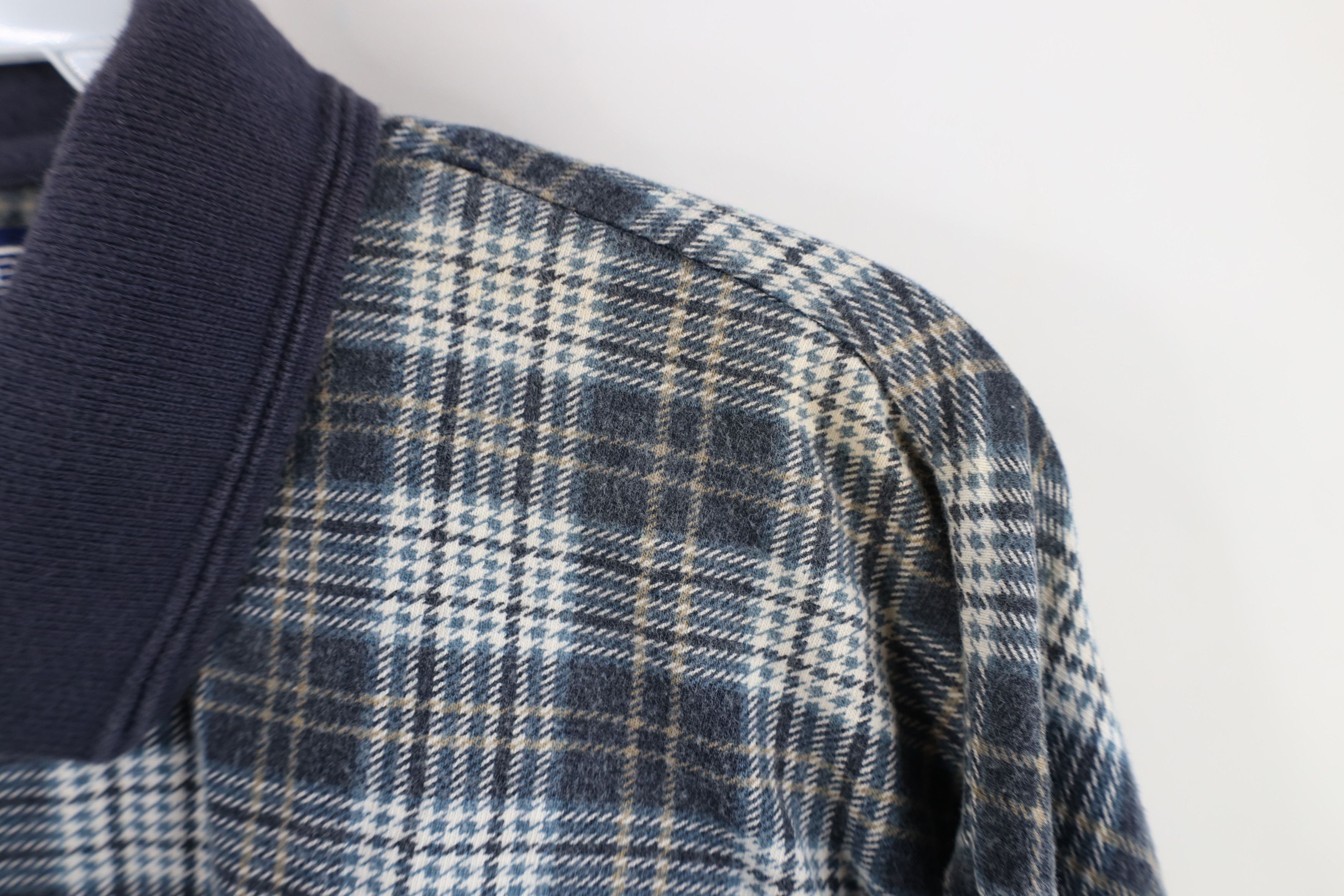 Vintage Vintage 90s Streetwear Plaid Long Sleeve Rugby Polo Size US XL / EU 56 / 4 - 5 Thumbnail